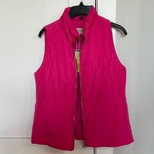 Hot pink vest